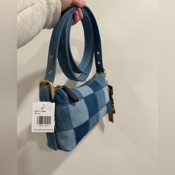 Coach coachtopia Denim Blue Alter Ego Shoulder Bag Crossbody Bag - Picture 3 of 3